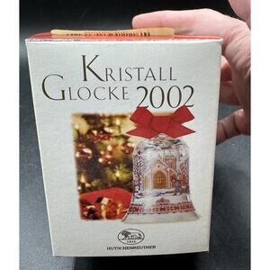 Hutschenreuther Christmas Bell Glas 1991 Franken With Original Box New! -14D
